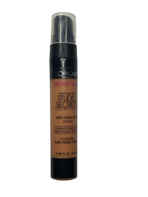 L'Oreal Paris Medium Deep Color Correcting Anti-Dull Studio Secrets Primer