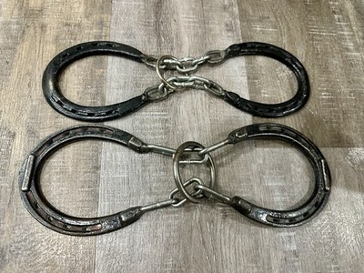 Horseshoe Puzzle St. Croix Forge / Diamond Hot Brain Teaser Chain Ring Game Lot