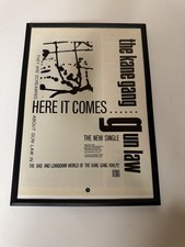 THE KANE GANG GUN LAW 1985 Framed Original Magazine Advert Poster Wall Art 80’s