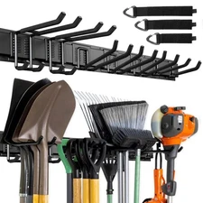 Garage Garden Tool Organizer Wall Mount,48 Inch Garage Organizer Wall Mounted...