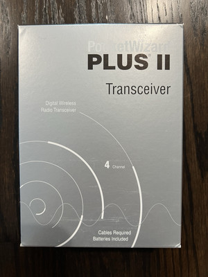 PocketWizard Plus 2 II 4 Channel Digital Wireless Radio Transceiver New Open Box