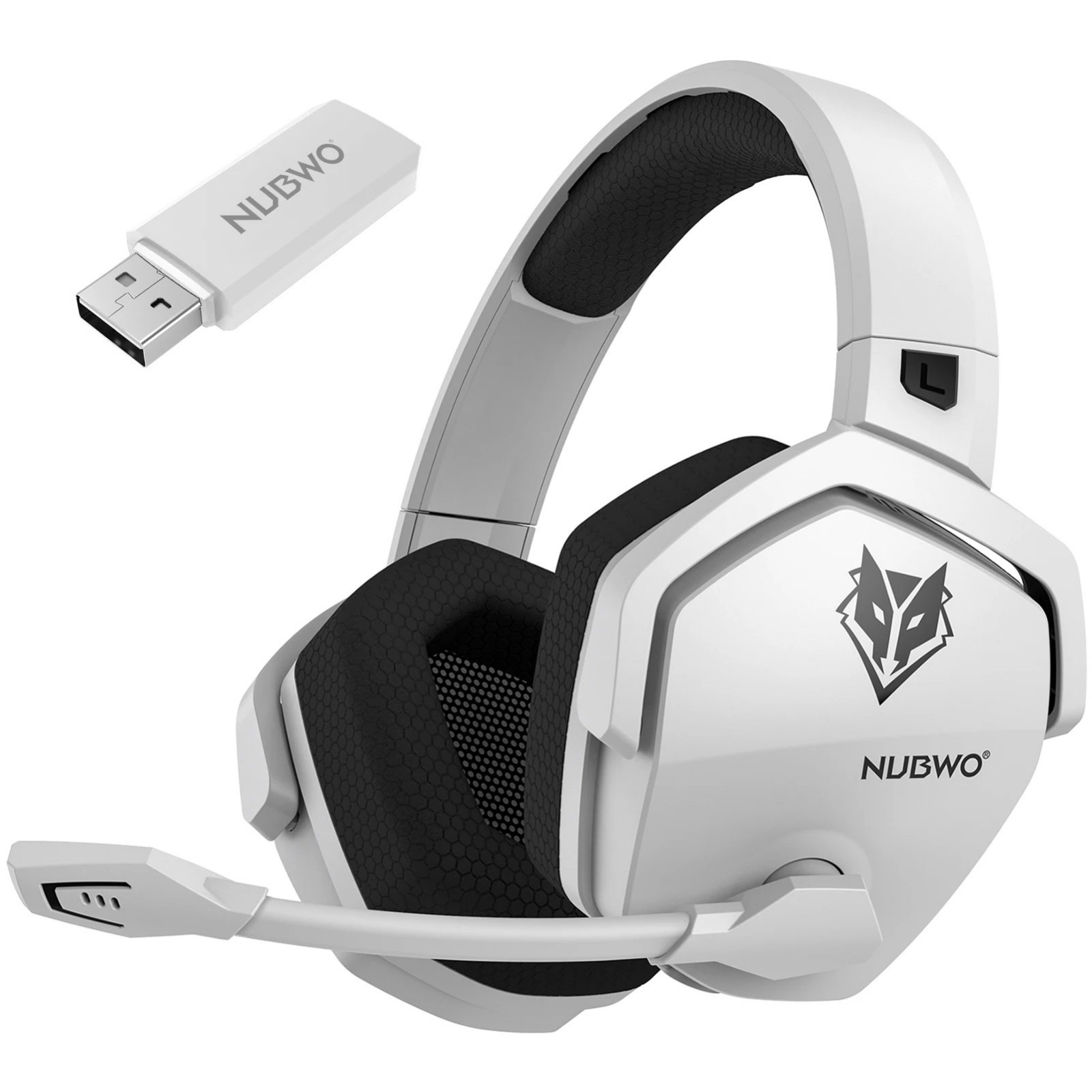NUBWO G06 2.4G Dual Wireless Gaming Headset 5ms Low Latency 7.1 Surround ENC Mic