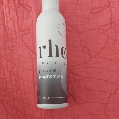 Rho Nutrition Liposomal Magnesium Supports Muscle Recovery 6oz 08/27