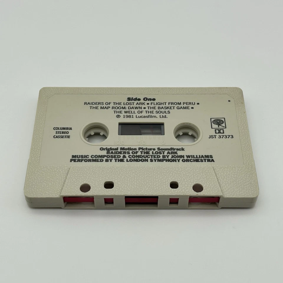 Raiders of the Lost Ark Soundtrack (Cassette Tape 1981, Indiana Jones) JST 37373 - Image 2 of 4