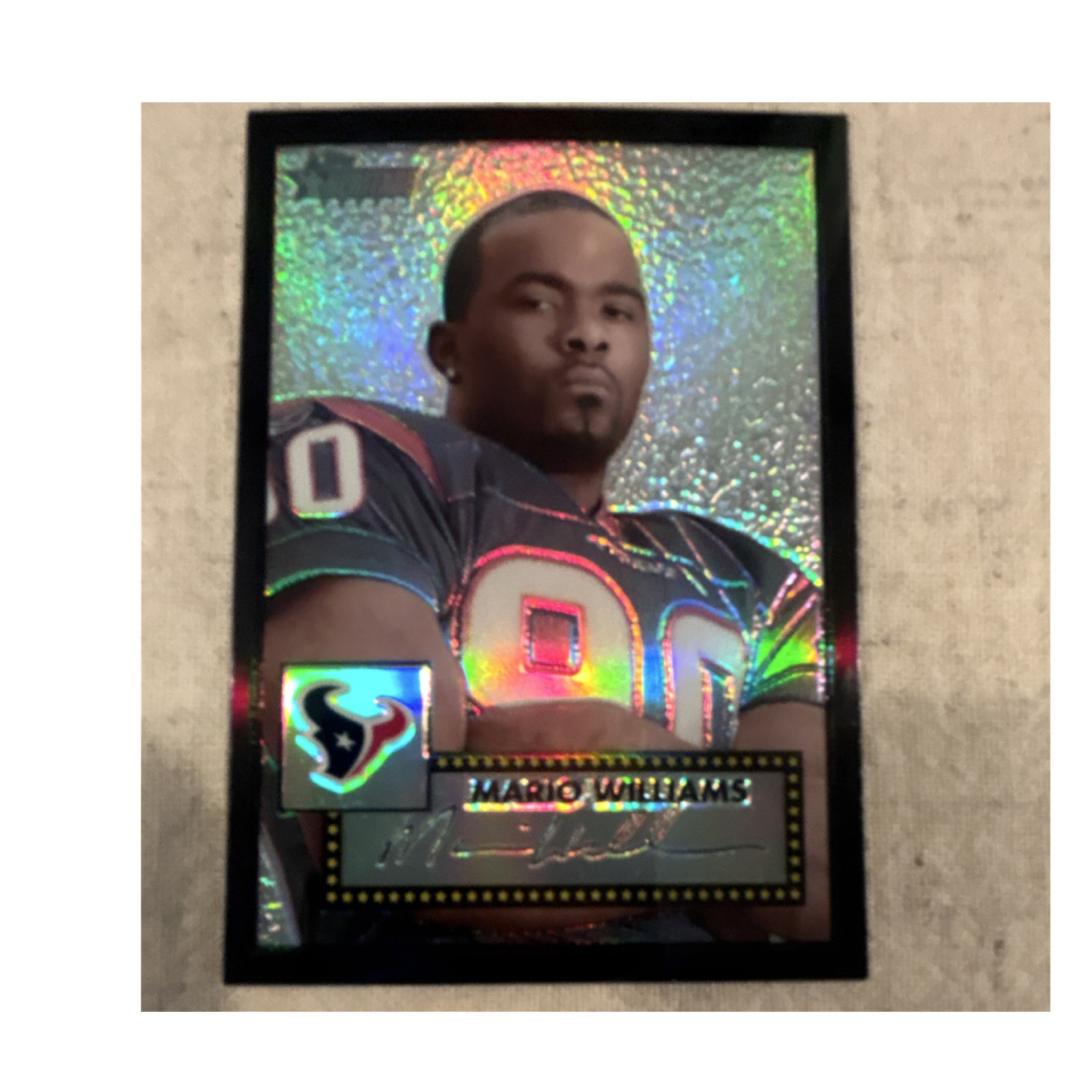 Mario Williams Topps Heritage Chrome #THC100 Black Refractor