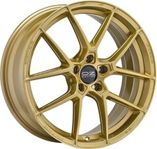 4x Alufelgen OZ ESTREMA GT HLT RACE GOLD 8,5x18 ET35 LK5 114 18 Zoll Felgen Alu