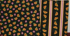 Signature Classics By Oakhurst Textiles 1/2yrd/ sunflowers 4yrds w/ Stripes