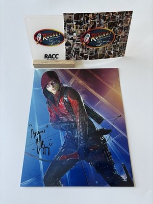 COLTON HAYNES In-Person signed Autogramm/Autograph 20x25cm ARROW