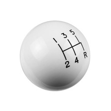 Hurst Manual Trans Shift Knob 1630008 White Shift Ball 38-16 5-speed 1-78 Hurst Manual Trans Shift Knob 1630008 White Shift Ball 38-16 5-speed 1-78