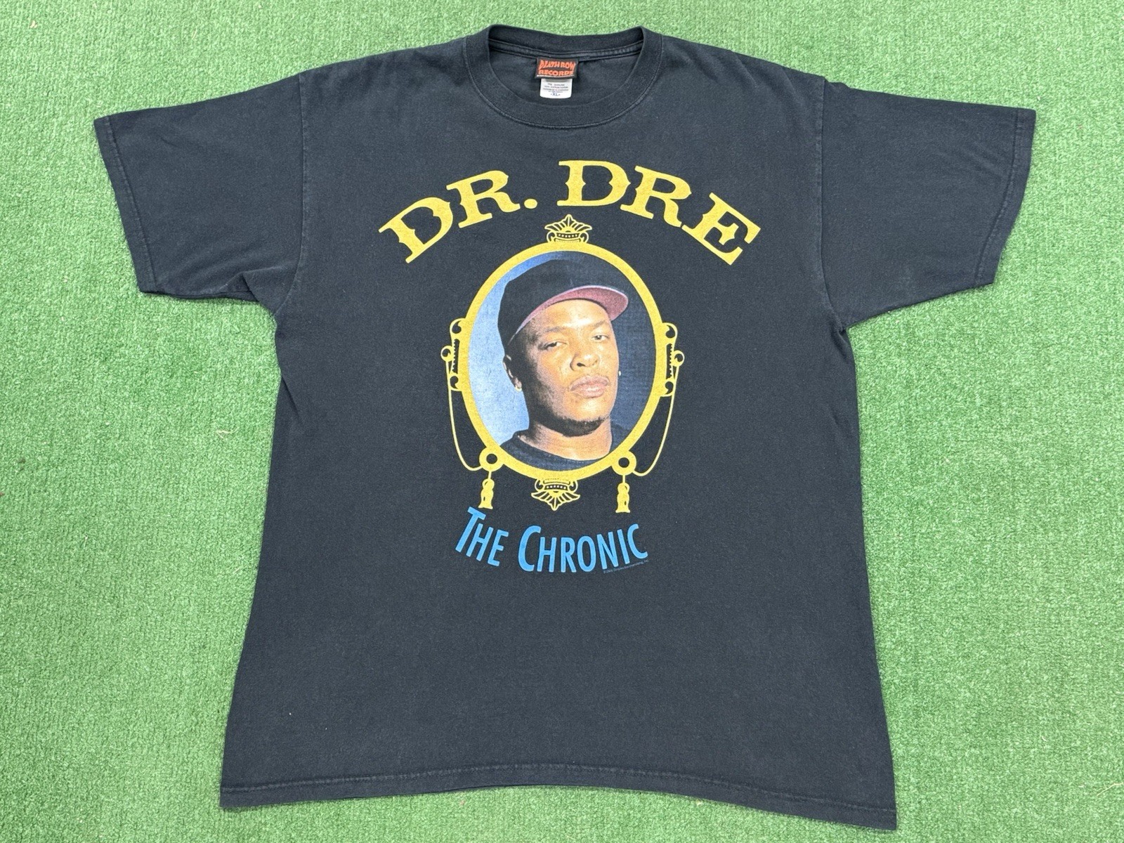 FILA T shirt vintage Dr Dre The Chronic taglia XL rap Death Row West Coast NWA RARA grafica