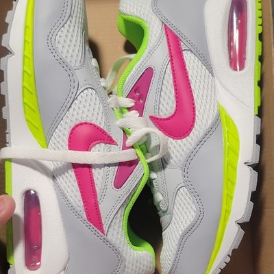 Nike Air Max Correlate Women's White/Fireberry/Lime Green Mesh 511417-163