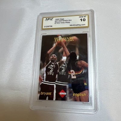 1996 Kobe Collector's Edge #TW3 Kobe Bryant / Alex English Graded 10