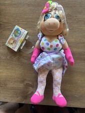 Vintage Miss Piggy Spring Tour Plush Doll w/ Tag Muppets Jim Henson