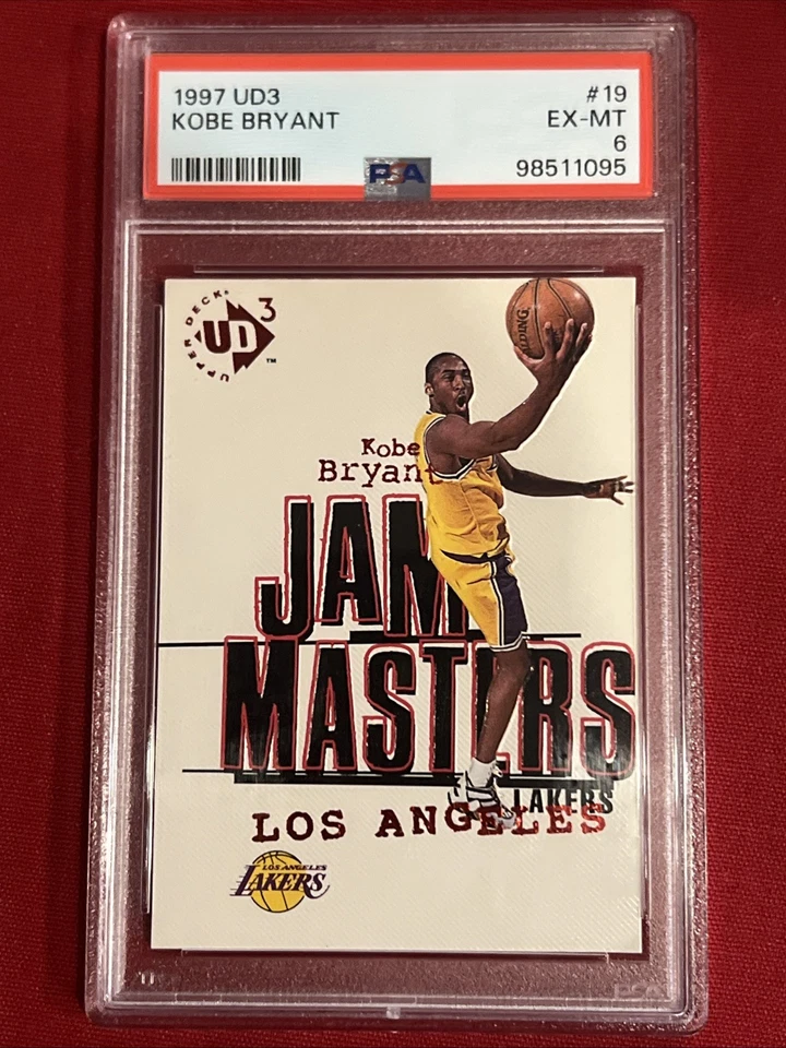 1997 Upper Deck UD3 - Jam Masters Kobe Bryant #19 PSA 6 - Image 2 of 4