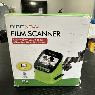 DIGITNOW Digital Film & Slide Scanner Converts 35mm 110 & 126 Super 8 Film & 8mm