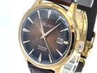 SEIKO PRESAGE Cocktail Time Automatic Watch Gold case Brown Dial 4R35-01T0 Good