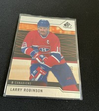 2018-19 Upper Deck SP Game Used - Larry Robinson #93 Orange Rainbow /185
