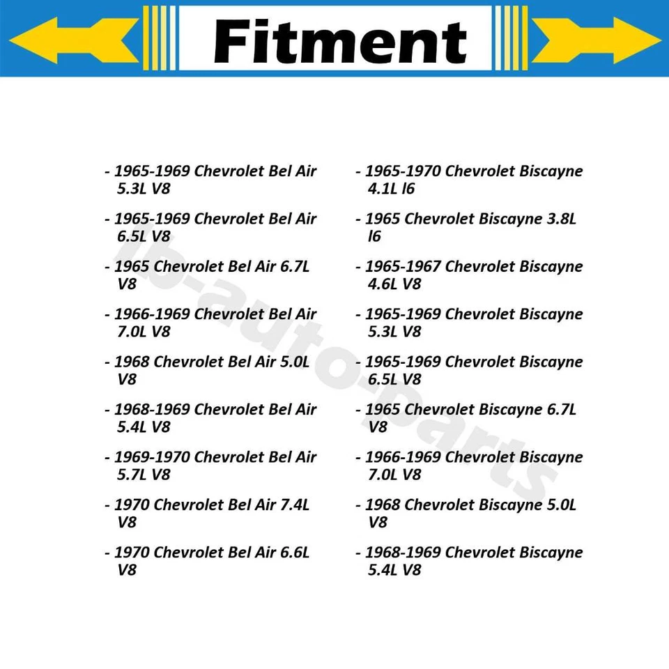 Cilindro de rueda de freno de tambor delantero 2 piezas para Chevrolet Caprice 1967 1968 1969 5,3 L Foto 3 de 4