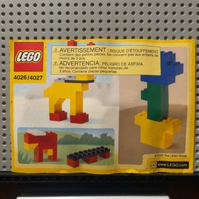 Lego Creator Build and Imagine 4026 / 4027 Manual ONLY Instructions Booklet Book