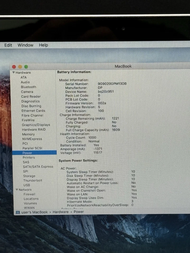 2008 MacBook Pro A1278 13" Intel Core 2 Duo 2.0GHz 2GB RAM 120GB SSD El Capitan - Image 4 of 4
