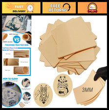 3MM Fake Tattoo Skin Practice Kit - 20Pcs Premium Silicone Double-Sided 7.48"x5.