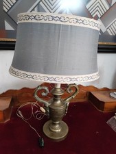 Lampada Da Tavolo  Base In Bronzo Impero D Epoca