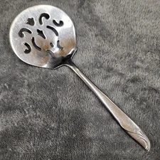 Vintage Japan National Silver Company Tomato Server Spoon Antique Finale Pattern
