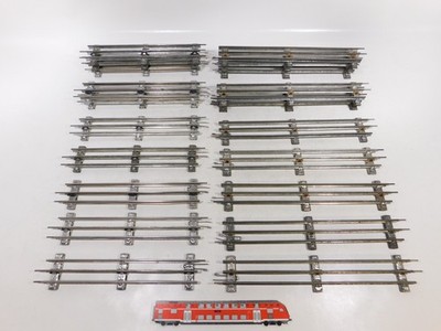 20x Märklin Spur 0 Gleis elektrischen Betrieb 3610 D 32 cm 3620 D 26 cm #DZ530-3