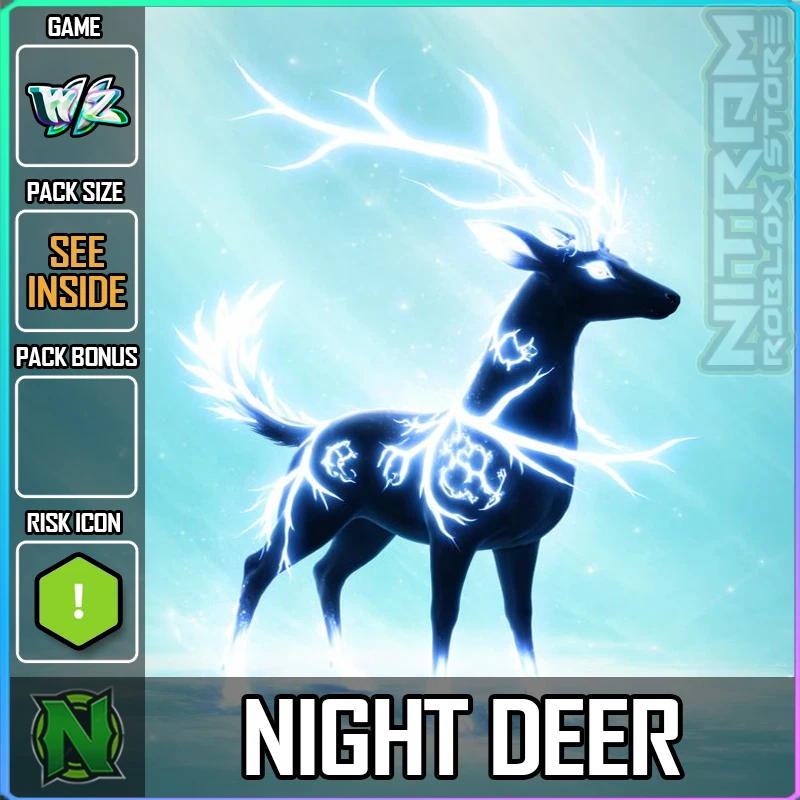 ZERO WEAPON AND ARMOR World Zero WZ - NIGHT DEER MOUNTS - DIFFERENT HEXES - PREVIEWS INSIDE !