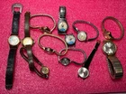Lot Of 12 Vintage Mens/Women’s Mechanical Wind Up Watches Croton, Timex, Capri