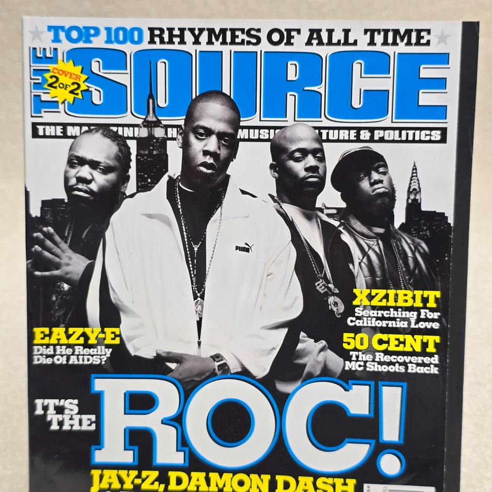 Source Magazine Rap Hip Hop September 2002 Its The Roc JAY-Z NAS Cover 2/2 - Image 2 of 4