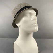 MAKINS Size L Grey Black Heather Felt Hat