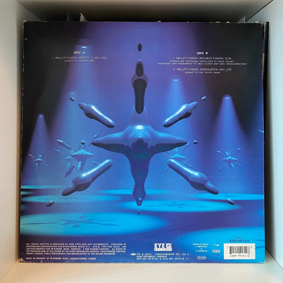 Sven Väth - Ballet-Fusion (12") (Very Good (VG)) - 4168982259 - Bild 2 von 2