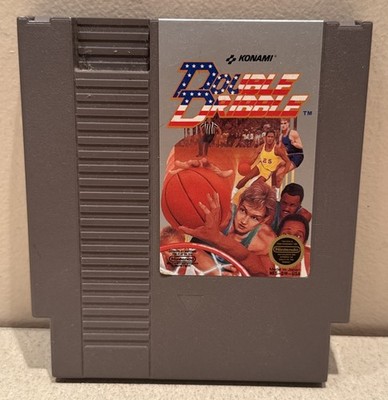 Double Dribble Nintendo NES by Konami.  Clean and Tested.  Great Condition