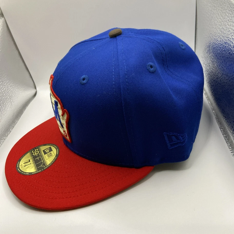 New Era Milwaukee Brewers Movie Pack 2-Tone 59FIFTY Fitted Hat Cap Blue 7 3/8 - Image 4 of 4