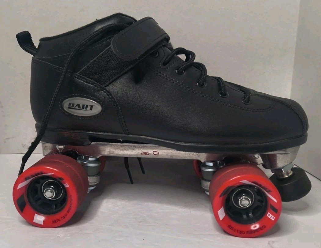 Black W/ Red Wheels Size 10