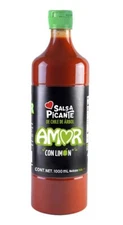 Amor Hot Sauce With Lemon Medium Red 33 fl-oz