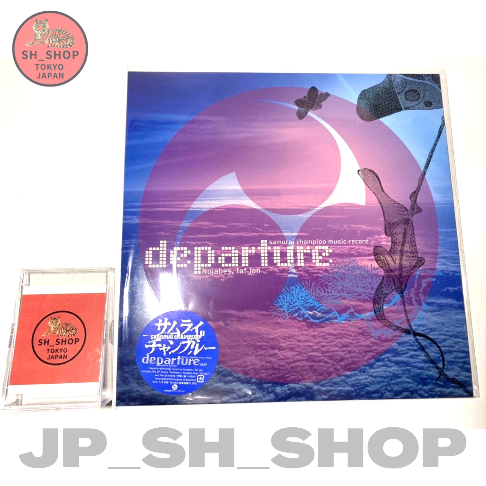 Samurai Champloo Music Record Departure Nujabes Fat jon 2LP Vinyl Limited New