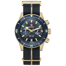 Rado Captain Cook Automatic Chronograph Bronze Blue Dial Men's Watch R32146208
