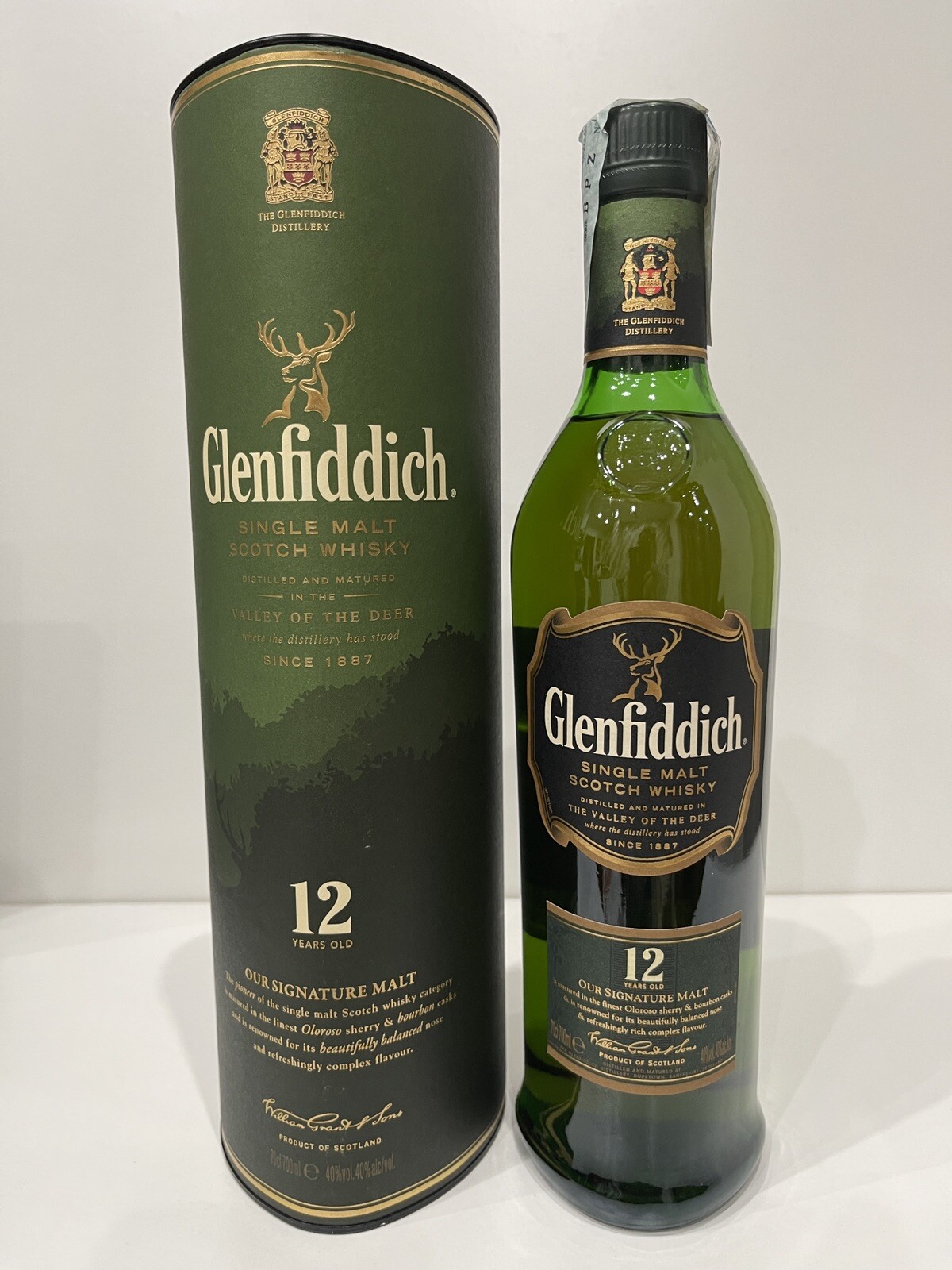 GLENFIDDICH 12 ANNI SINGLE MALT SCOTCH WHISKY 70CL 40% VOL BOX product image