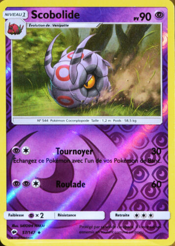 carte Pokémon 57/147 Scobolide 90 PV - REVERSE SL3 - Soleil et Lune - Ombres Ard - Photo 1/1
