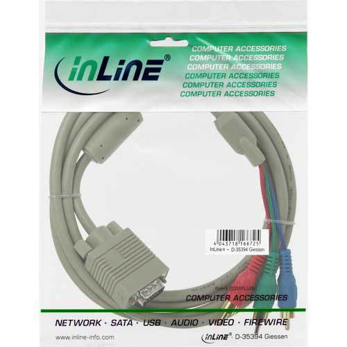 InLine USB 2.0 Kabel A Auf B – 5 M Länge, Transparent Mit Ferritkern – Für Drucker, Scanner & Externe Festplatten