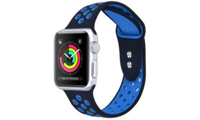 Silicone Sport Band 38mm 42mm For Nike+ Apple Watch Series 1 2 3 4 5 6 SE