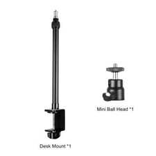 Desk Mount Stand DSLR Camera C Clamp Light Stand for Phone Video Ring Light Zoom