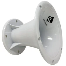 Bass Rockers 2”Throat 5.65” Exit  Wave Guide UV Resistant for Bolt on White