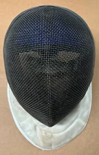 Old Fencing Mask FOR DISPLAY PROP ONLY Metal Mesh Adjustable Back