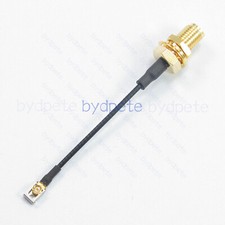 IPX IPX1 Micro LK UFL u.FL to SMA female bulkhead Coaxial Cable Coax RF 50ohms