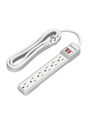 DEWENWILS 6-Outlet Power Strip Surge Protector,10FT Long Extension Cord,UL List