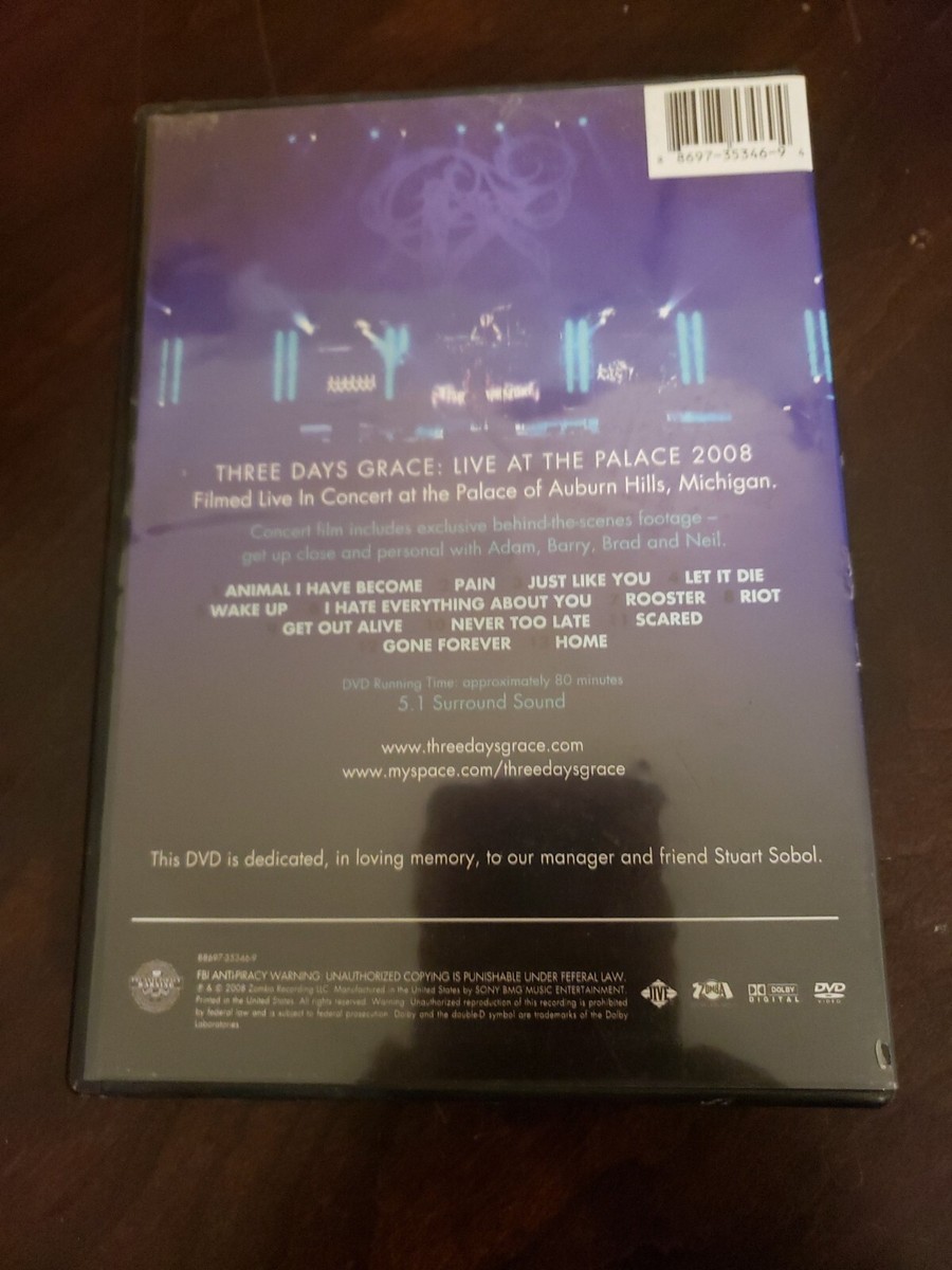 (未使用･未開封品)Live at the Palace 2008 [DVD] Amazon.com: Three Days Grace: Live at the Palace 2008