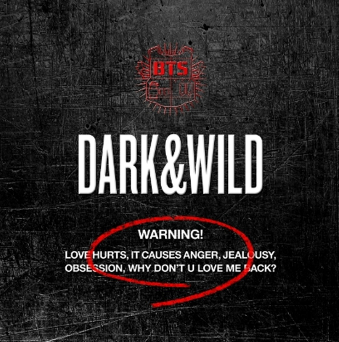 K-POP BTS 1st Album DARK & WILD CD + Photo Booklet + 2p Photocard